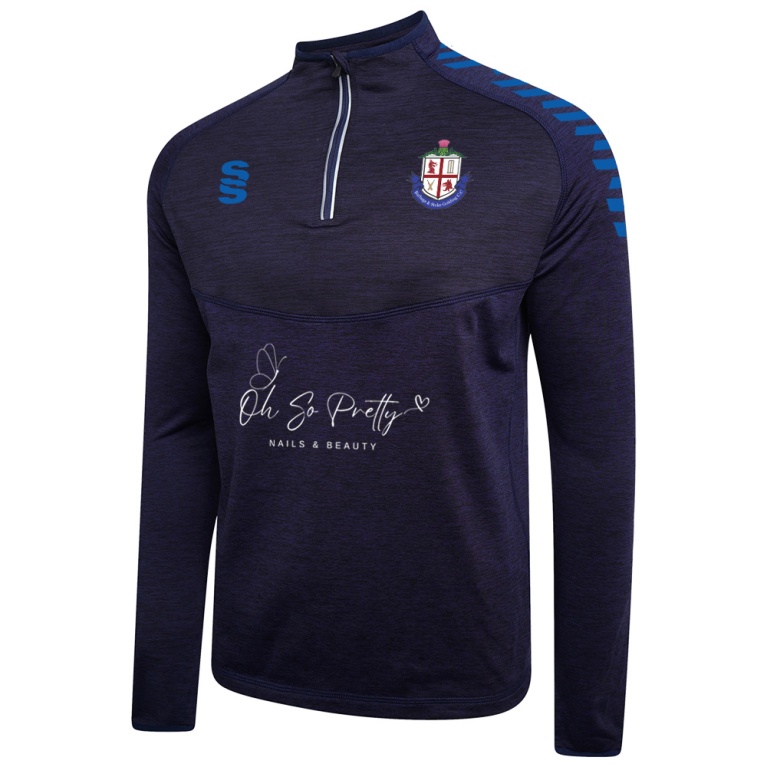 Burbage & Stoke CC - 1/4 Zip Dual Performance Top